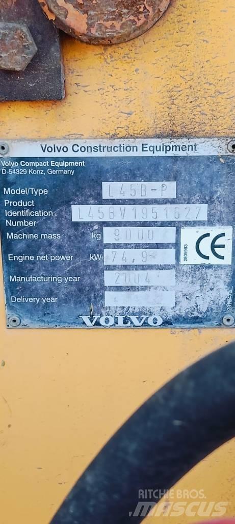 Volvo L 45 B Gumikerekes homlokrakodók