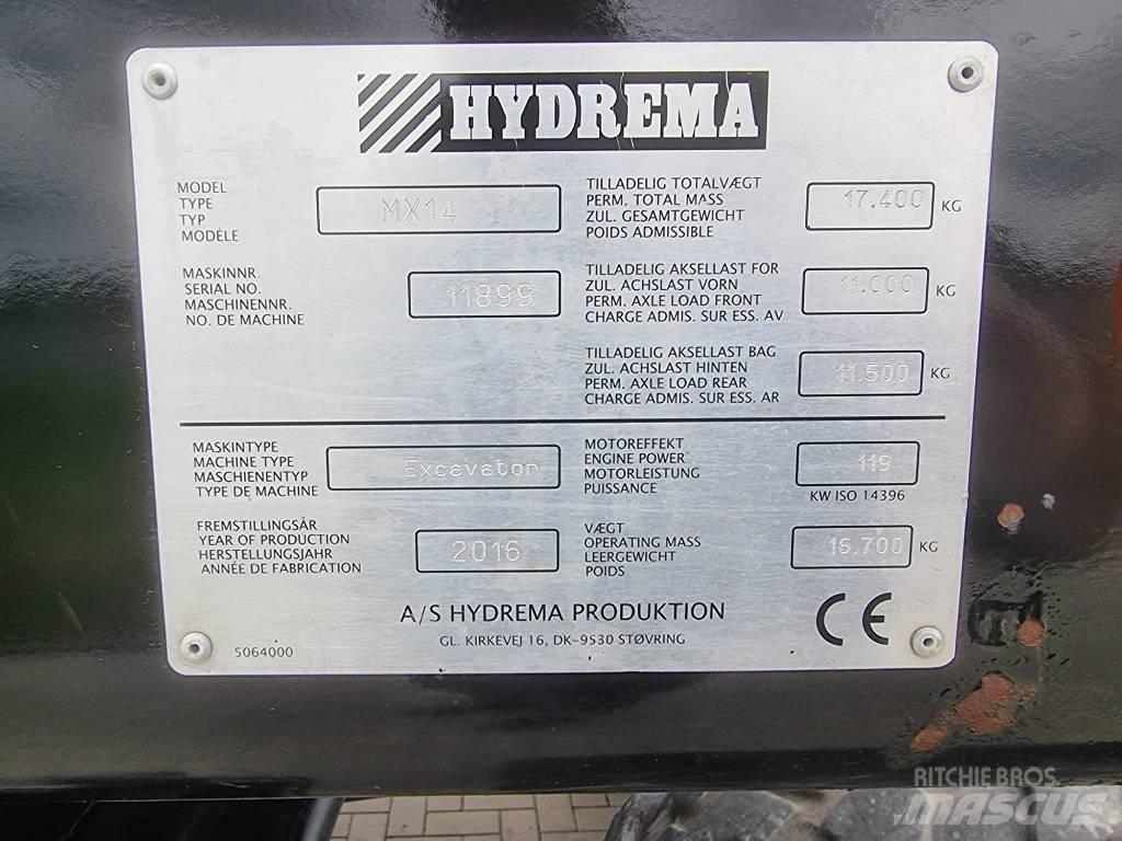 Hydrema MX 14 Gumikerekes kotrók