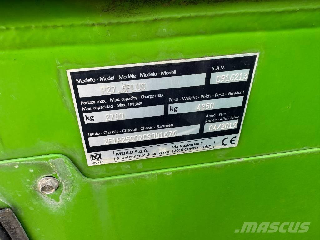 Merlo P27.6 Plus Teleszkópos rakodók