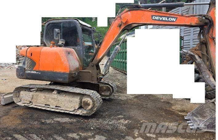 Doosan DX55 Mini kotrók < 7t