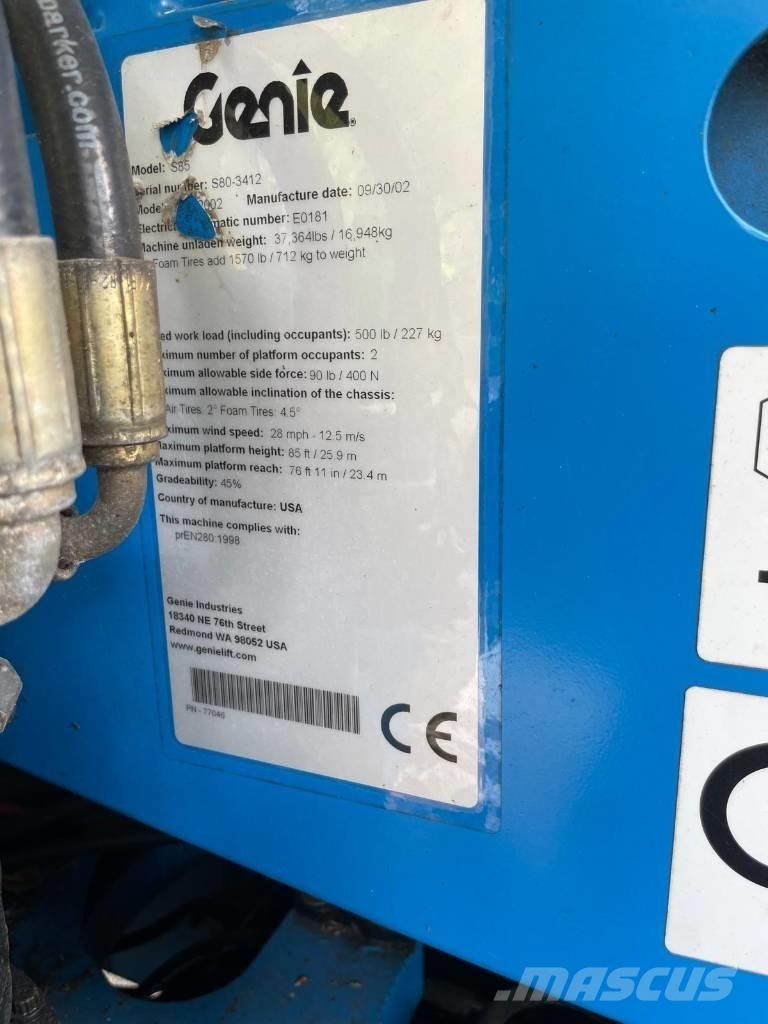 Genie S 85 Teleszkópos emelők