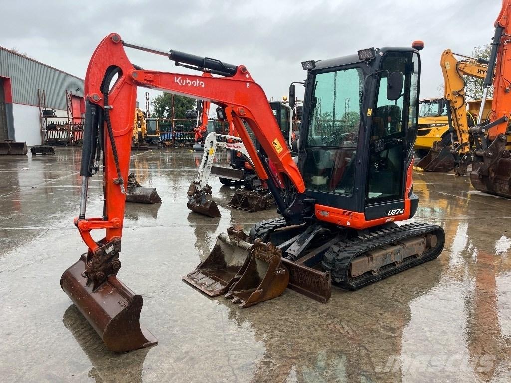 Kubota U 27-4 Mini kotrók < 7t