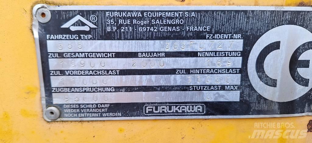 Furukawa 355 Tengelyek