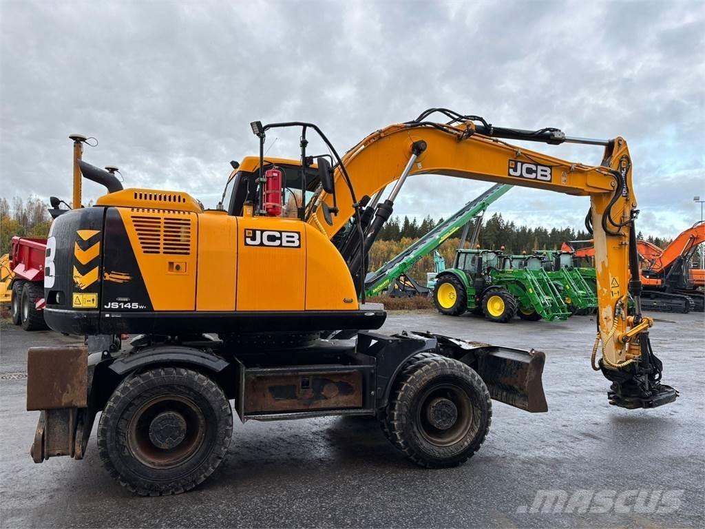 JCB JS145W T4i Gumikerekes kotrók