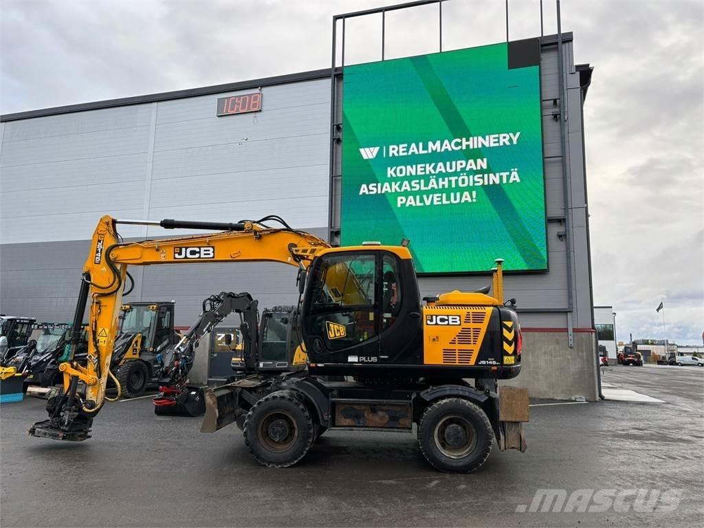 JCB JS145W T4i Gumikerekes kotrók