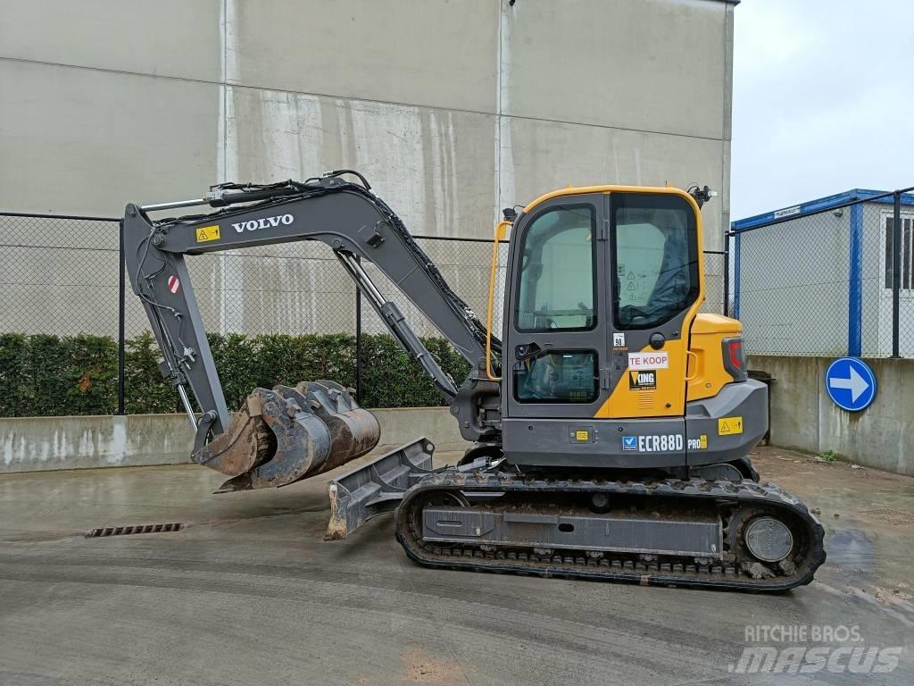 Volvo ECR 88 D Gumikerekes kotrók