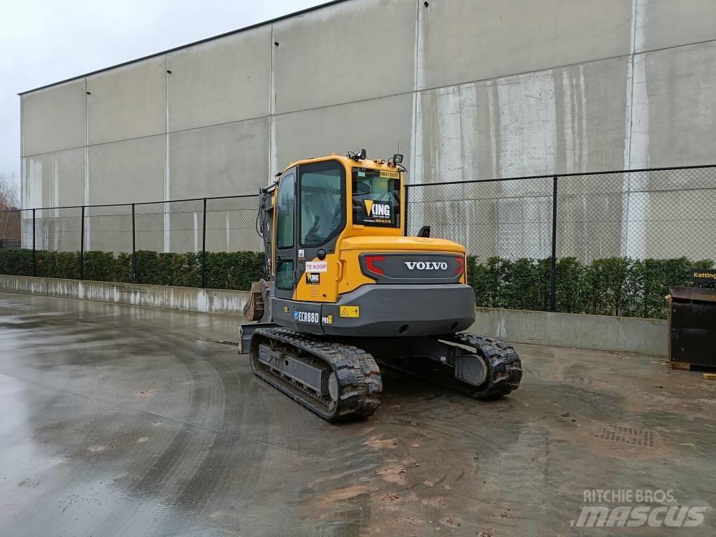 Volvo ECR 88 D Gumikerekes kotrók