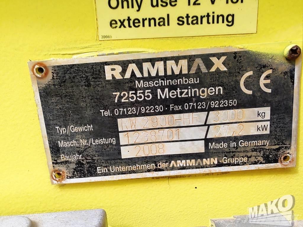 Rammax RW 2900 Ikerdobos hengerek