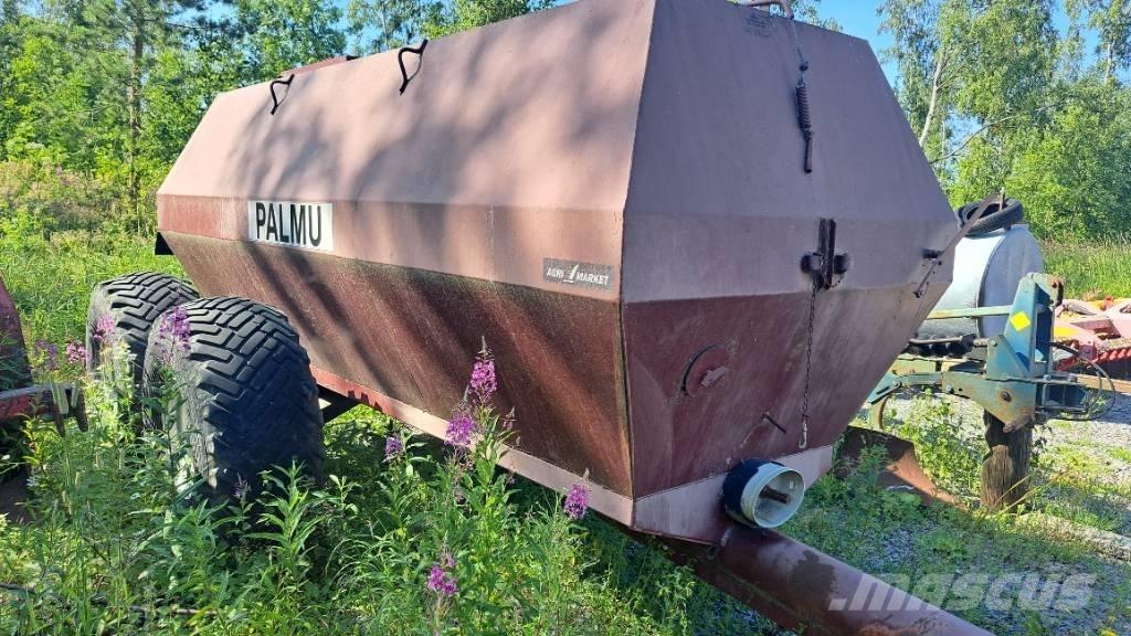 Palmu Lietevaunu Poranyag tartályos