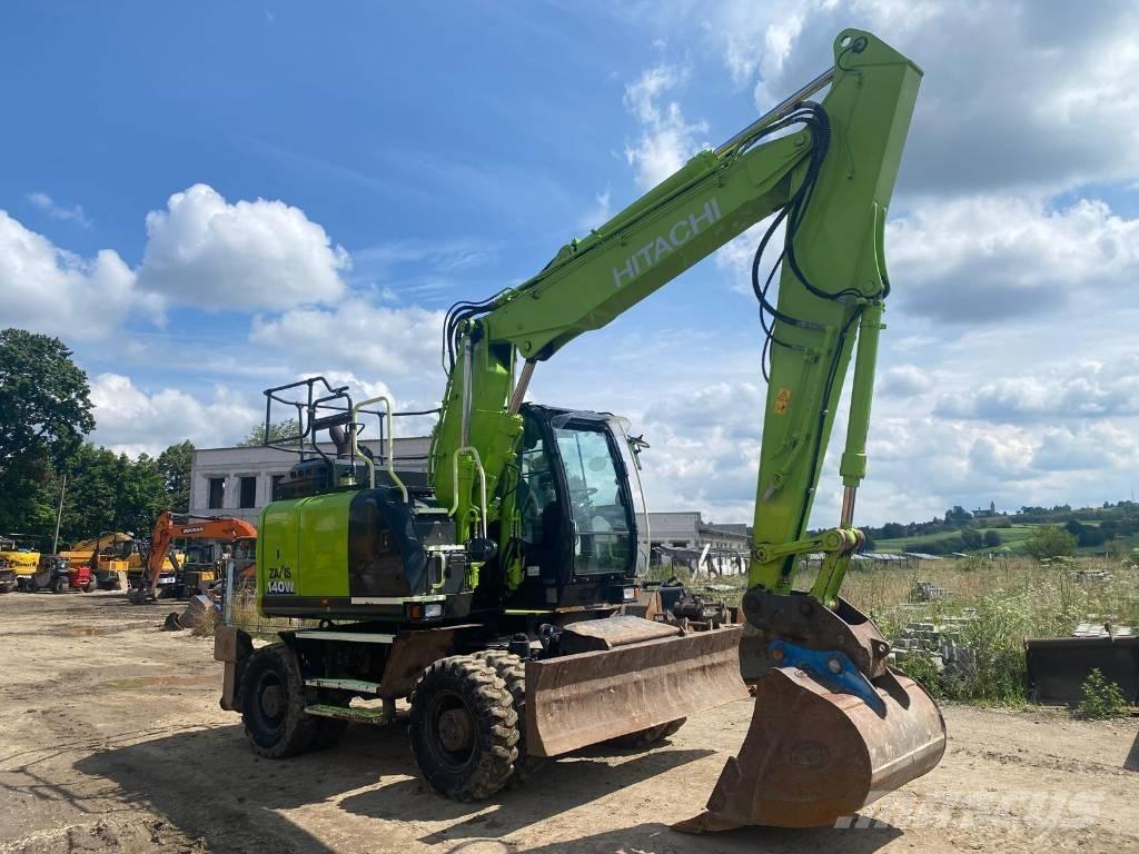 Hitachi ZX 145 W-6 Gumikerekes kotrók