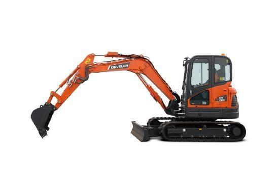 Develon DX 63-3 Mini kotrók < 7t
