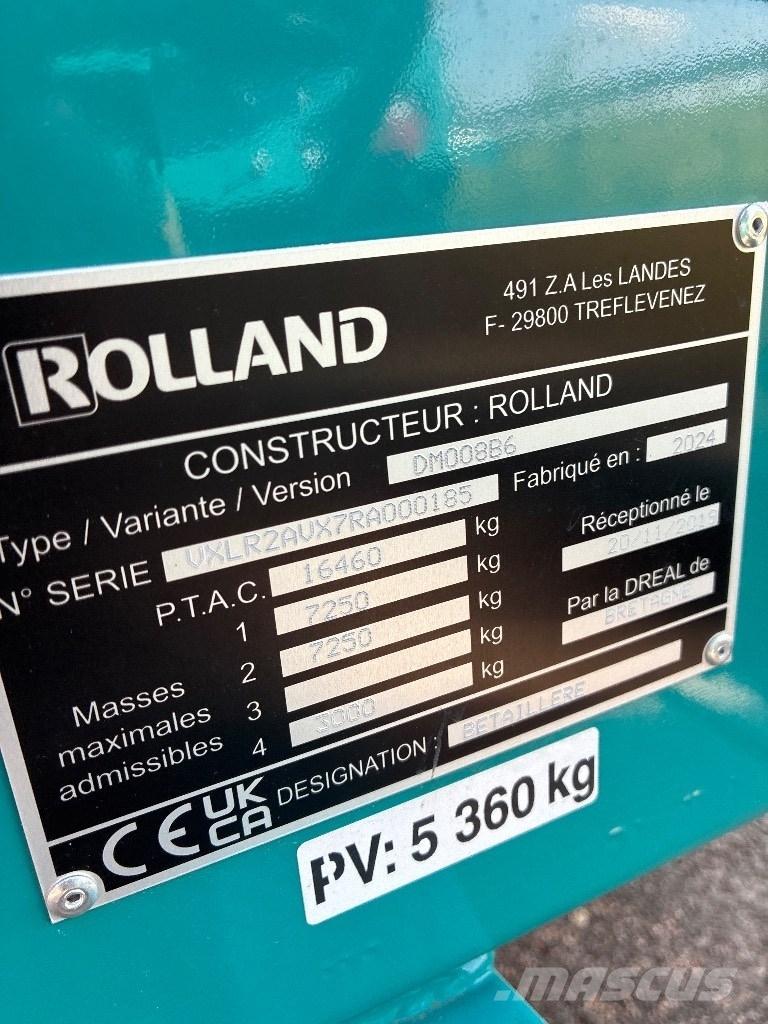 Rolland RV 852 Egyéb mezőgazdasági pótkocsik