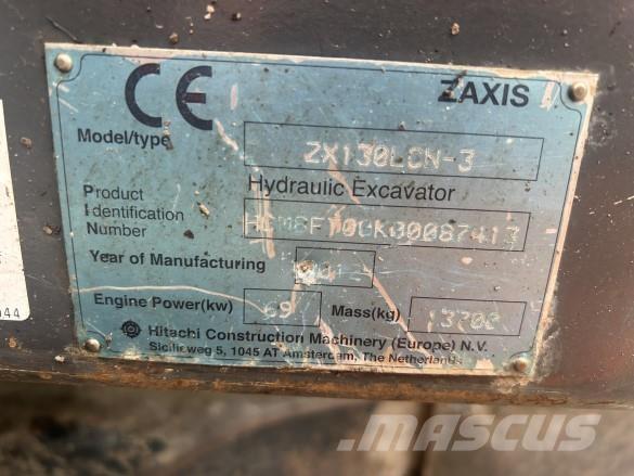 Hitachi ZX130 - 3 Lánctalpas kotrók