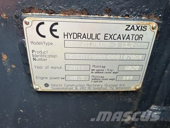 Hitachi ZX60USB-3 Építőipar - Egyebek