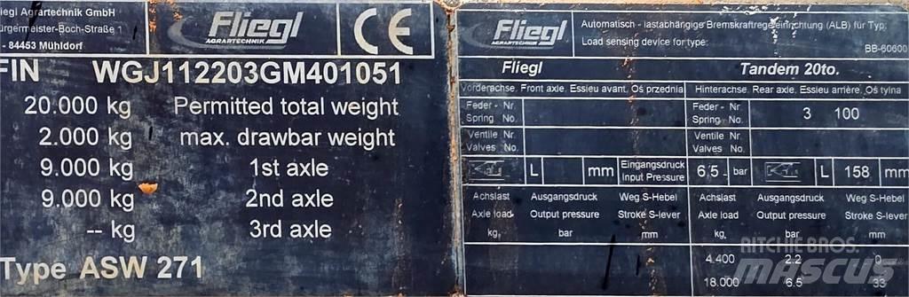 Fliegl Gigant ASW 271 Billenő pótkocsik