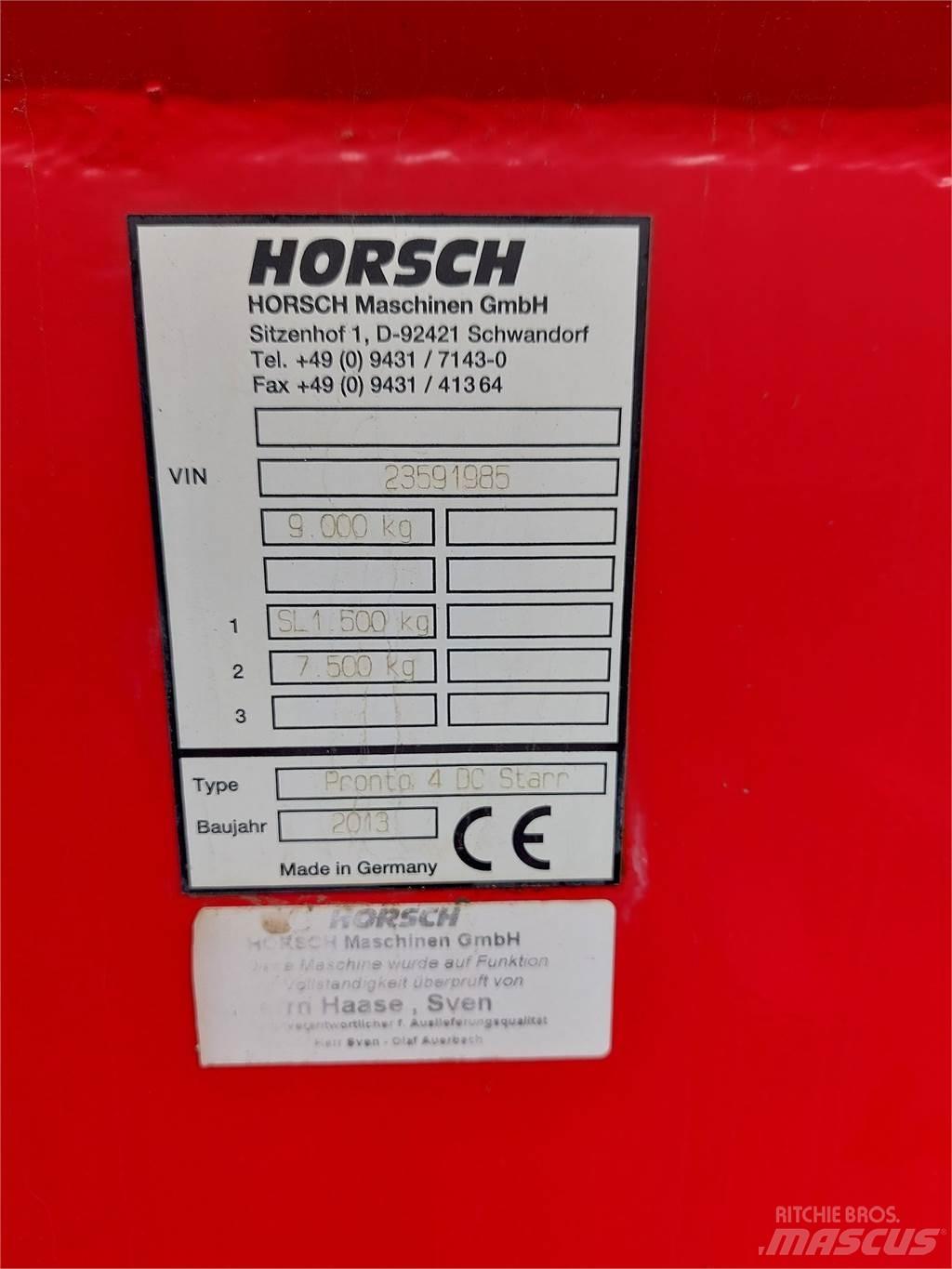 Horsch Pronto 4DC Egyéb talajművelő gépek és berendezések