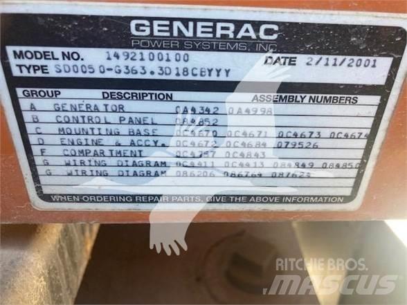 Generac SD050 Gáz Áramfejlesztők