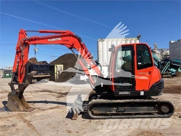 Kubota KX080-3 Lánctalpas kotrók