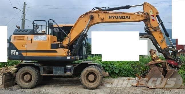 Hyundai HW 145 Gumikerekes kotrók