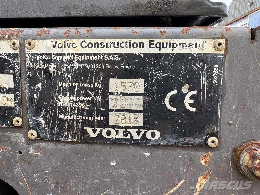 Volvo EC 15 D Mini kotrók < 7t