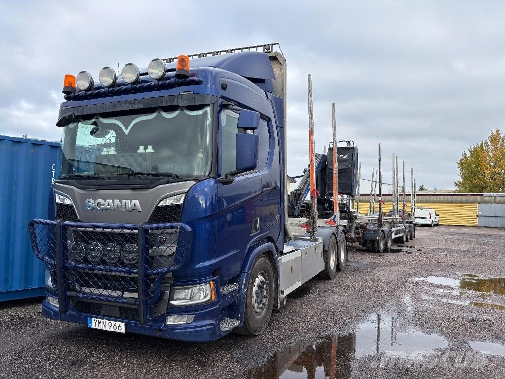 Scania R650B6X4NB Rönkszállító teherautók