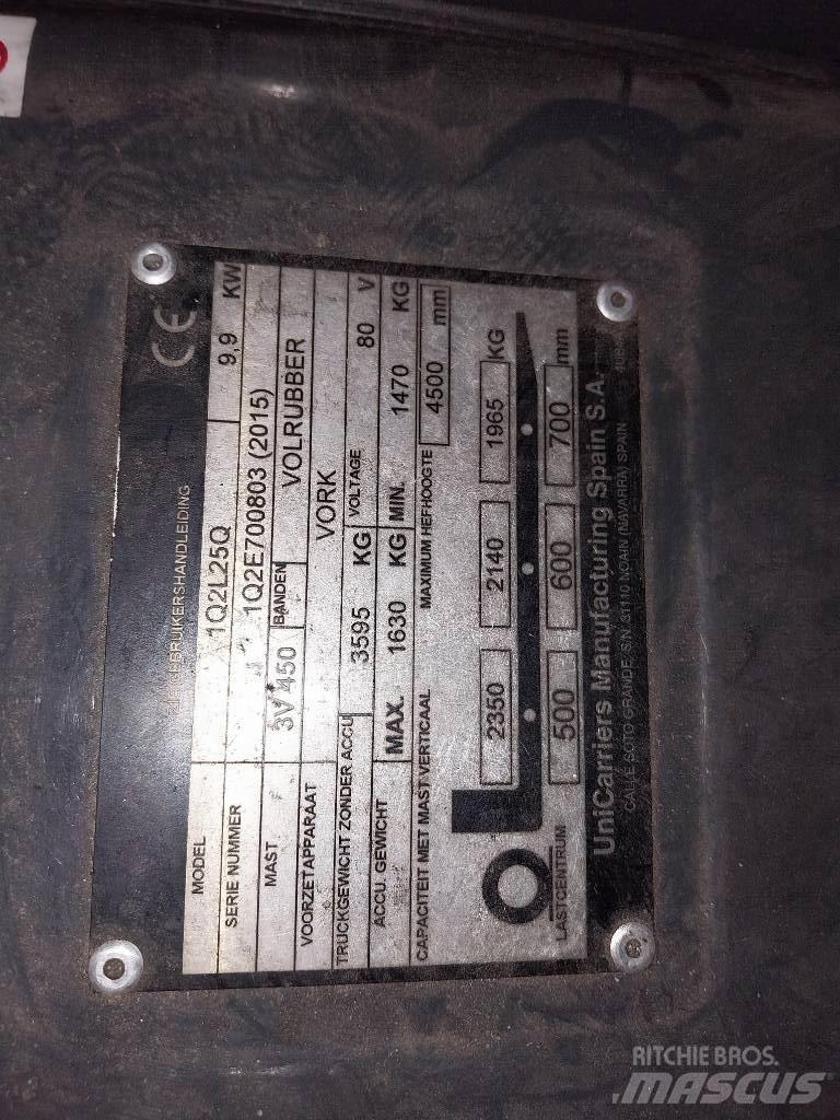 UniCarriers QX25 Elektromos targoncák
