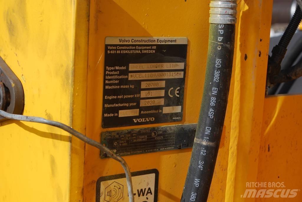 Volvo L 110 H Gumikerekes homlokrakodók