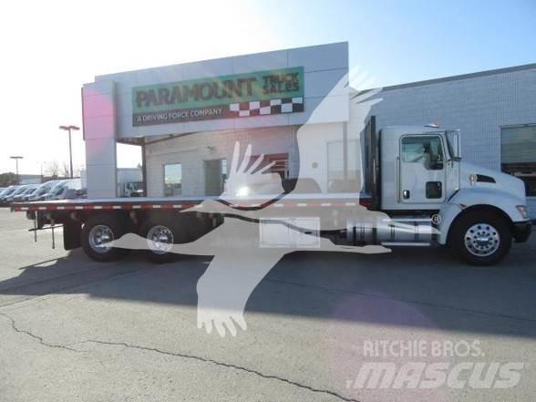 Kenworth T370 Platós / Ponyvás teherautók