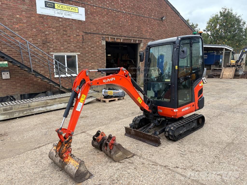 Kubota KX 016-4 Mini kotrók < 7t
