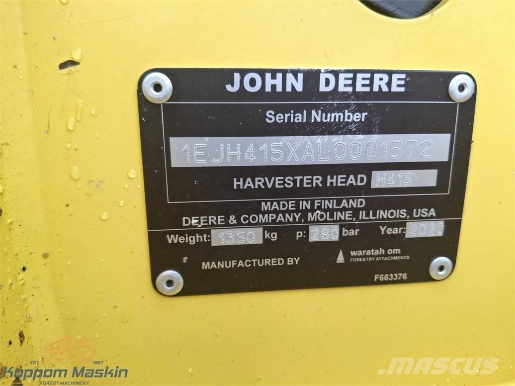 John Deere H415hd Betakarító fejek