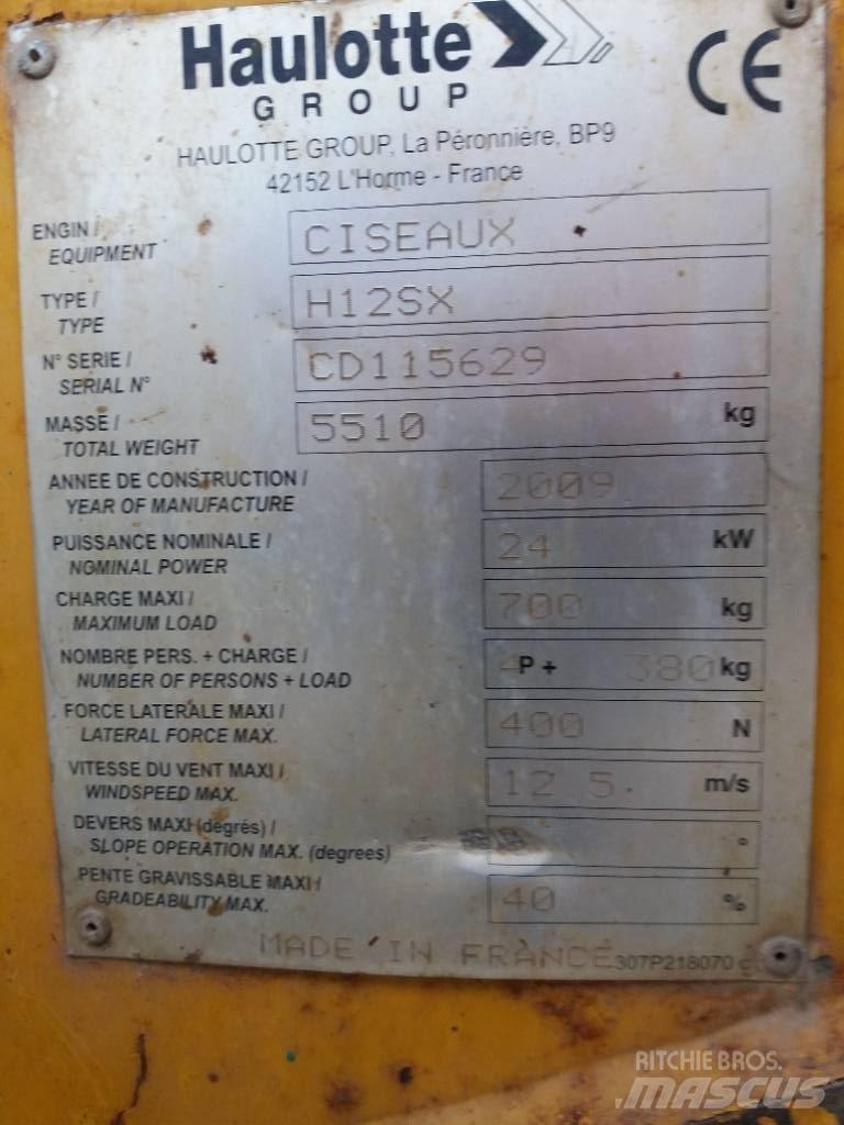 Haulotte H 12 SX Ollós emelők