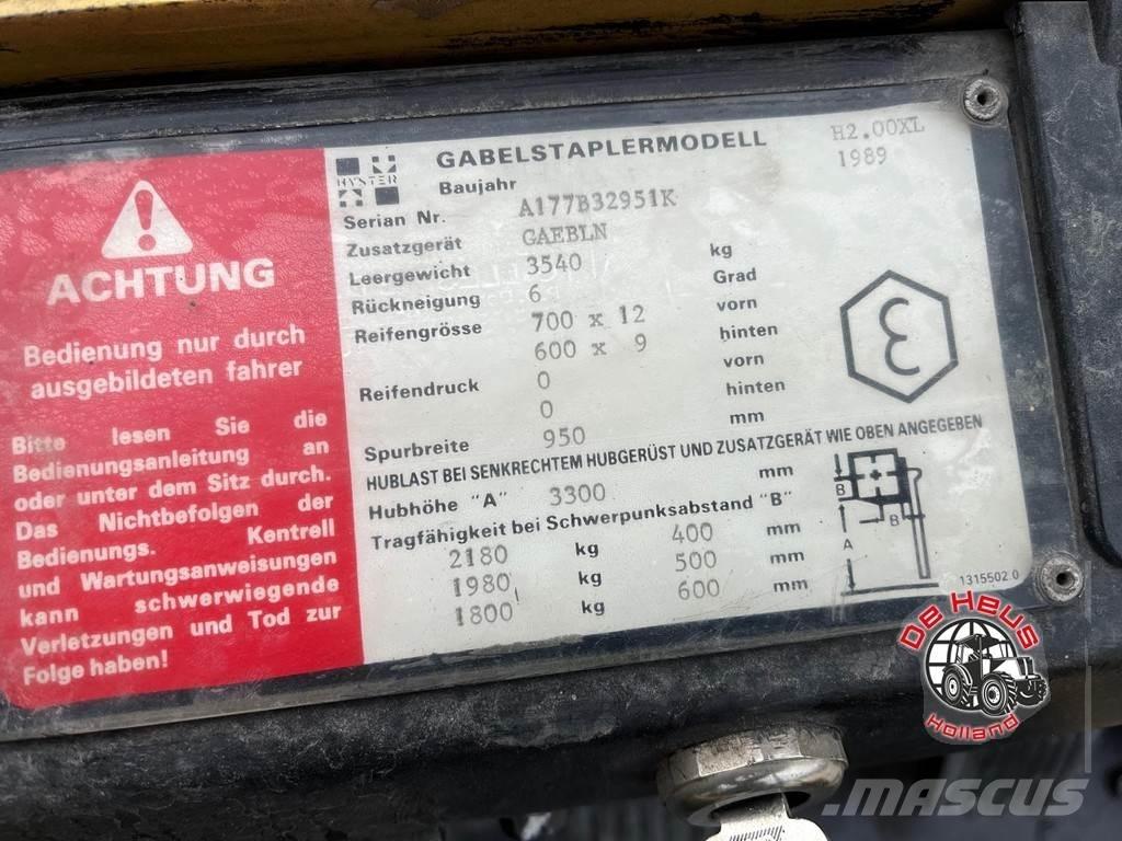 Hyster H2.00XL Targoncák-Egyéb