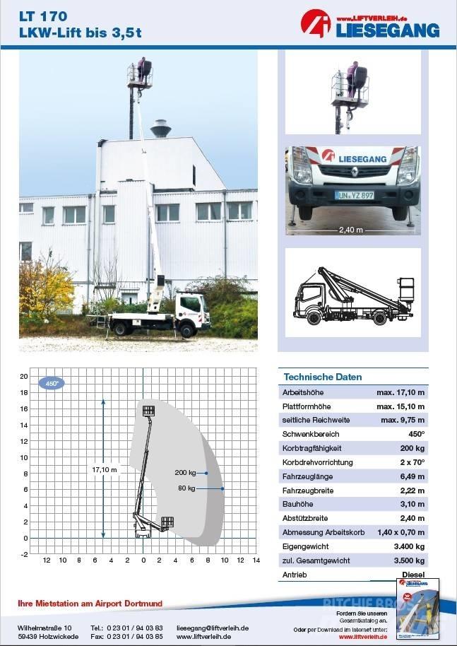 GSR E 179 T Teherautóra szerelt emelők és állványok