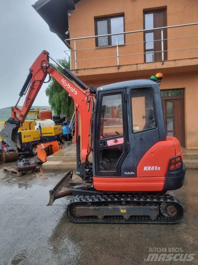 Kubota KX 61 Mini kotrók < 7t