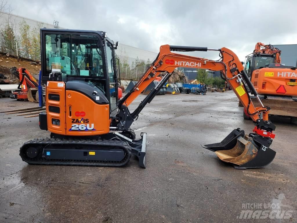 Hitachi ZX 26 U-6 Mini kotrók < 7t