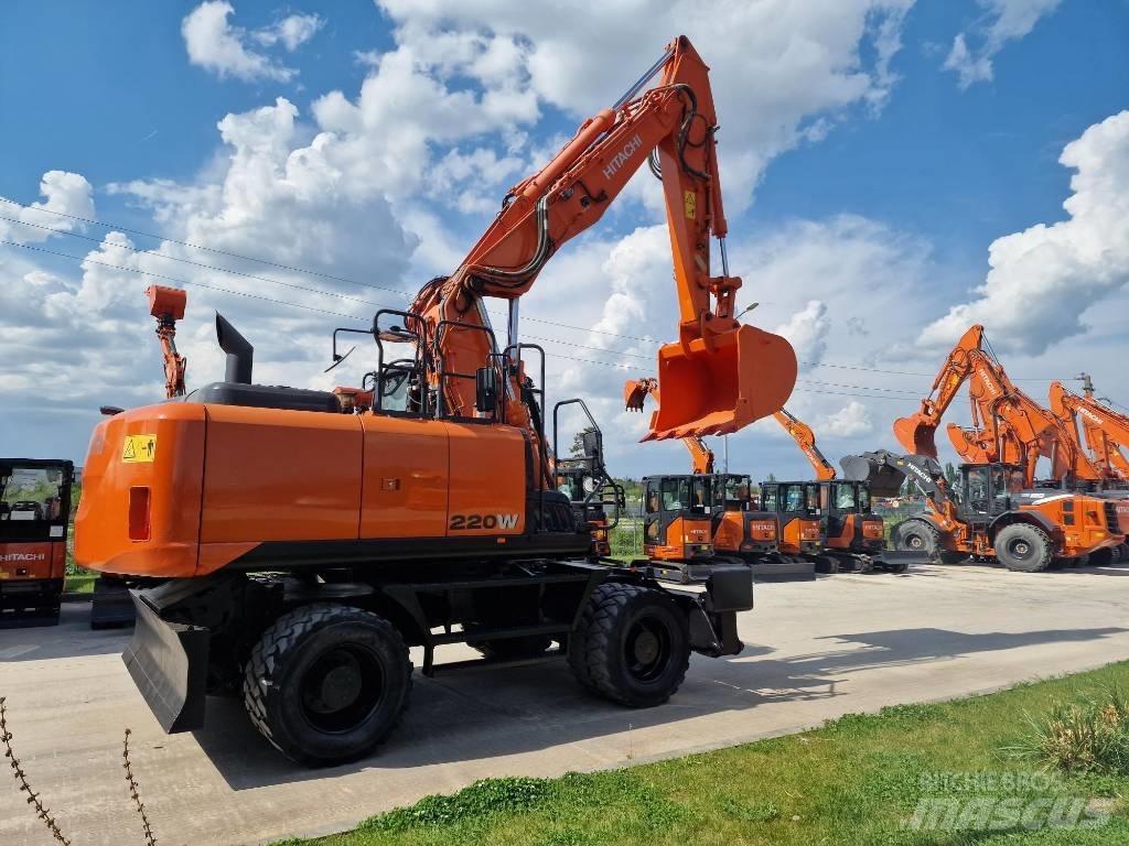 Hitachi ZX220W-6 Gumikerekes kotrók