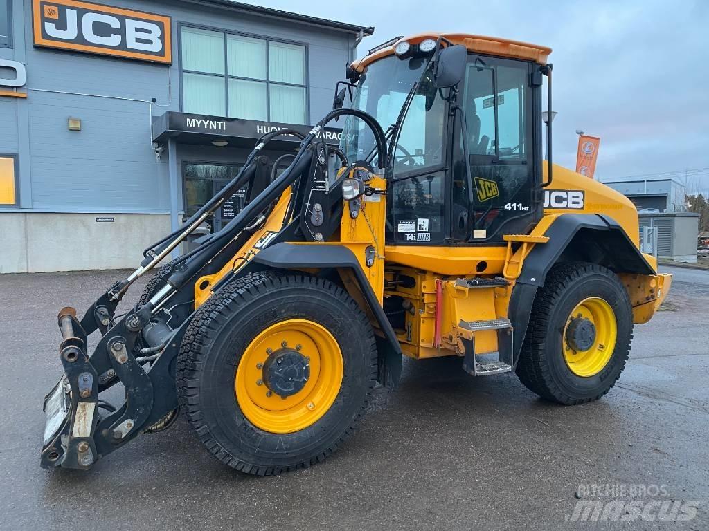 JCB 411 HT T4i Gumikerekes homlokrakodók