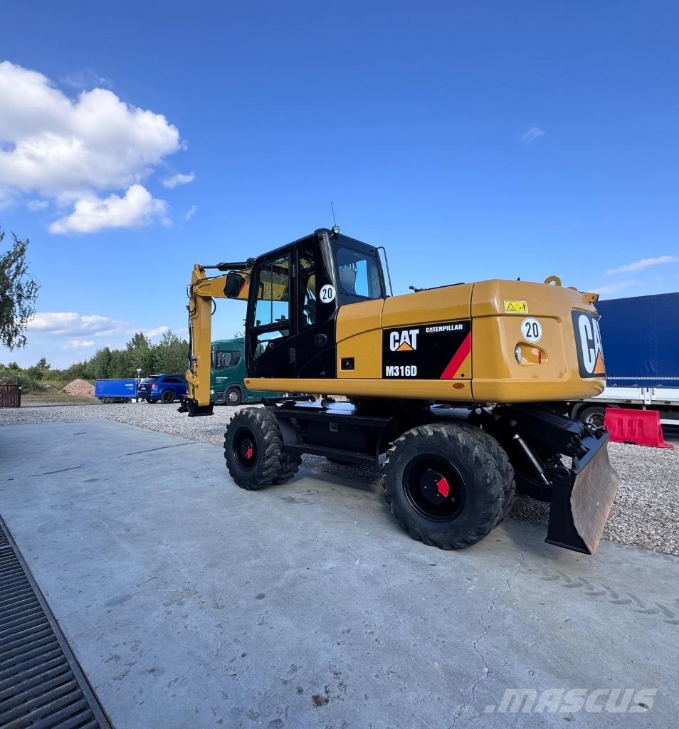 CAT 316 D Gumikerekes kotrók