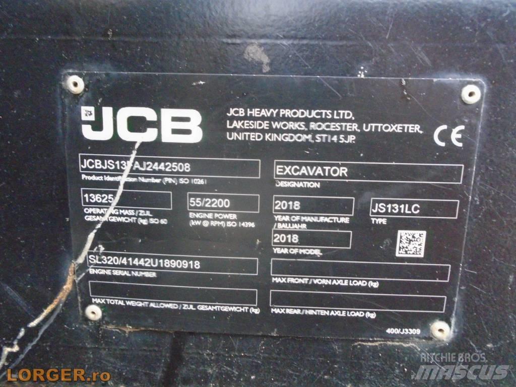 JCB JS 131 LC Lánctalpas kotrók