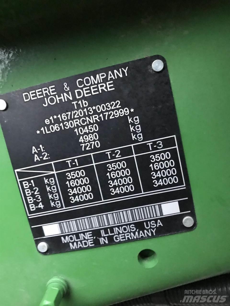 John Deere 6R 130 Traktorok