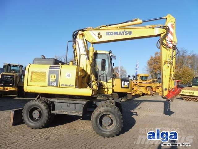 Komatsu PW 140-7 Gumikerekes kotrók