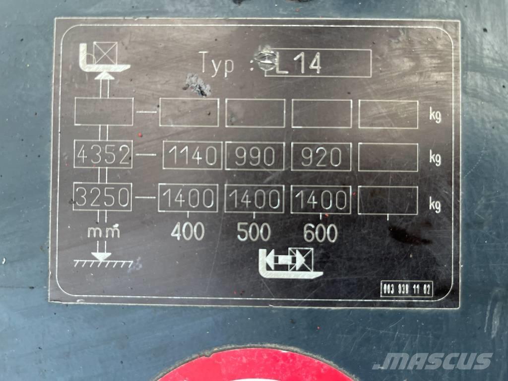 Linde L 14 V-3816 Elektromos gyalogkíséretű targoncák