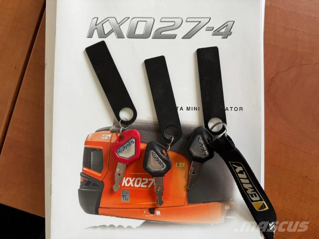 Kubota KX 027-4 Mini kotrók < 7t