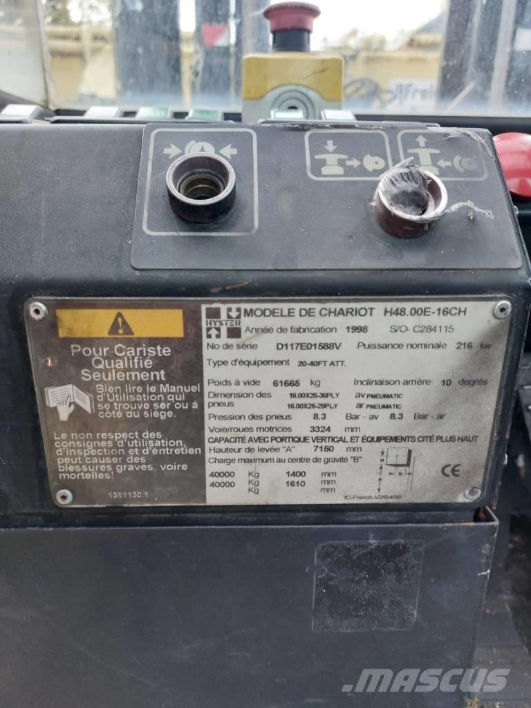 Hyster 48.00 E 16-CH Konténerszállítók