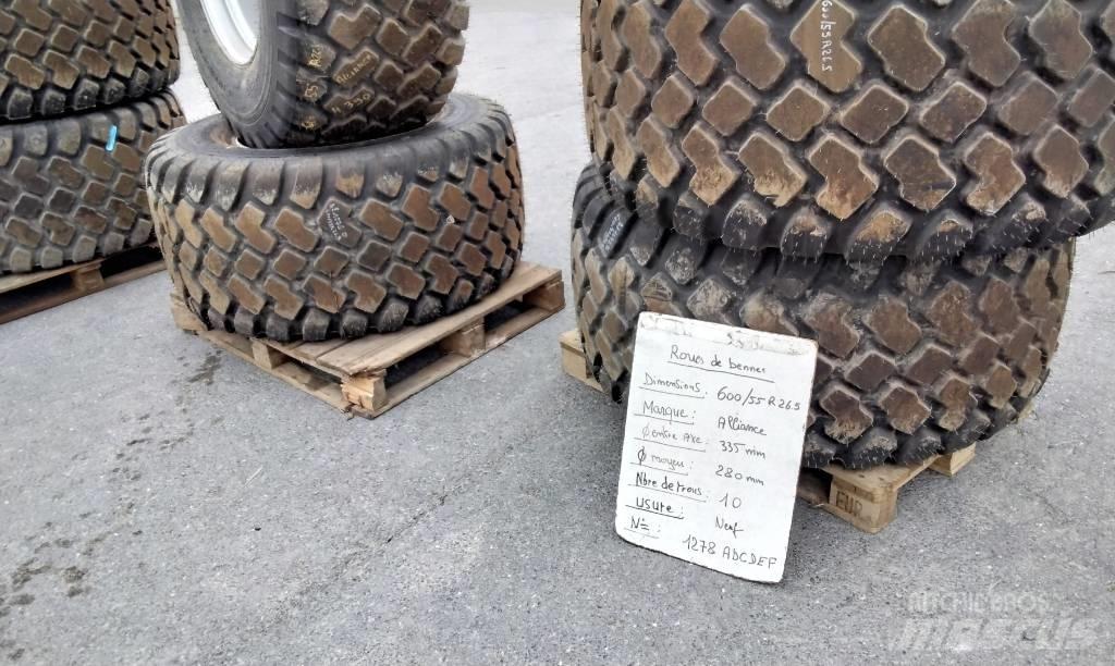 Alliance 600/55R26.5 Gumiabroncsok, kerekek és felnik