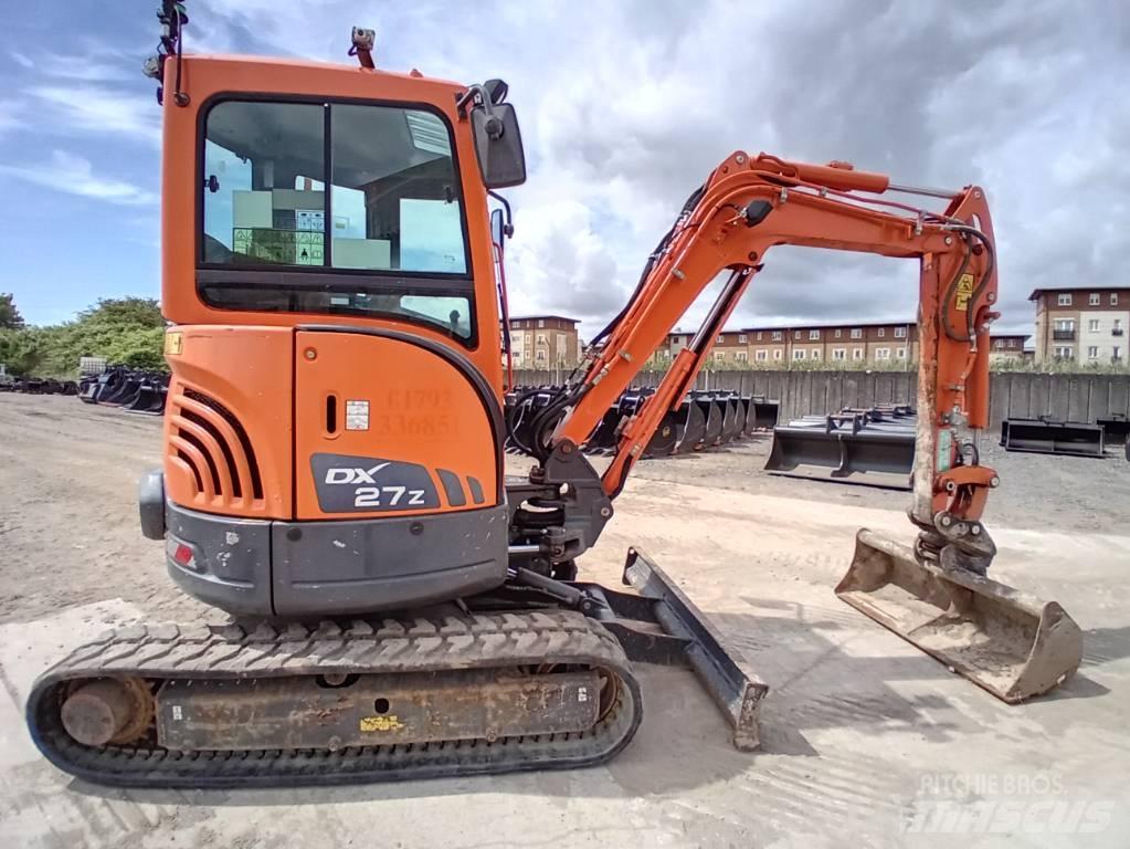 Doosan DX 27 Z Mini kotrók < 7t