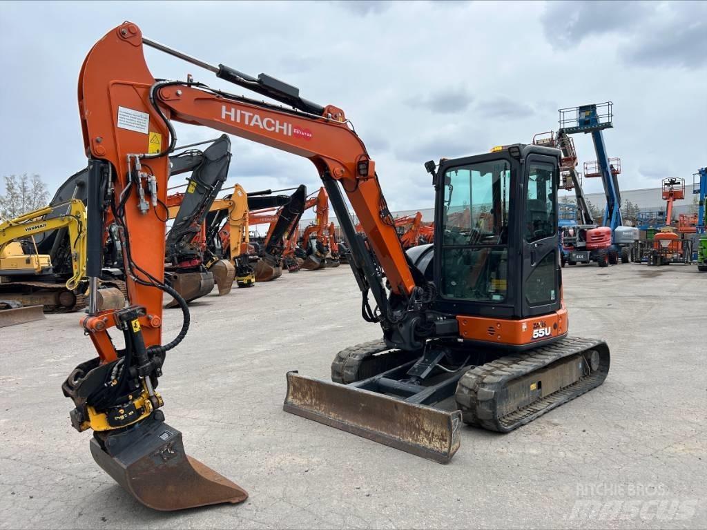 Hitachi ZX55U-6 Mini kotrók < 7t