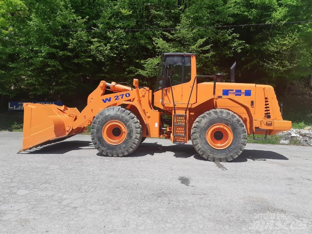 Fiat HITACHI W 270 Gumikerekes homlokrakodók