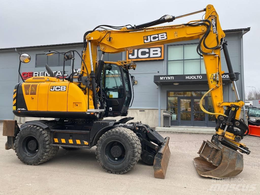 JCB JS145W TAB T4F Gumikerekes kotrók