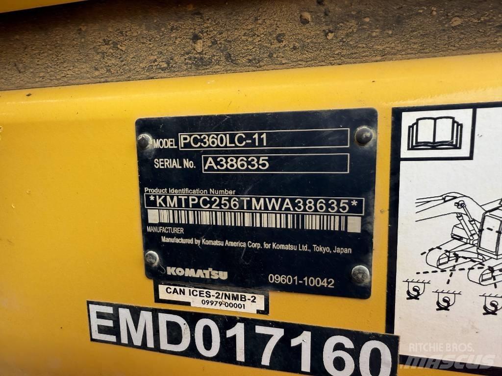 Komatsu PC360LC-11 Lánctalpas kotrók